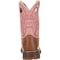 Durango Kids Western Boot, 3 M, Leather, 8 in H, Tan/Pink BT287 - alternate 6